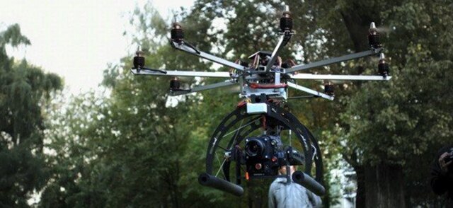 OmStudios Octocopter with RED EPIC